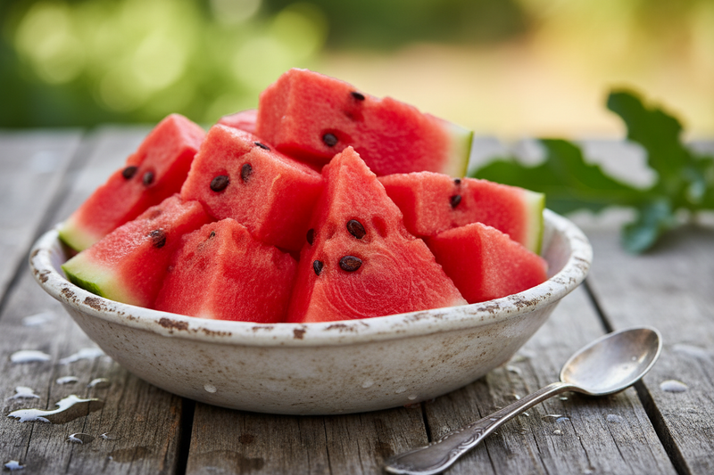 me gustaria que el color de la sandia sea un rojo más intenso